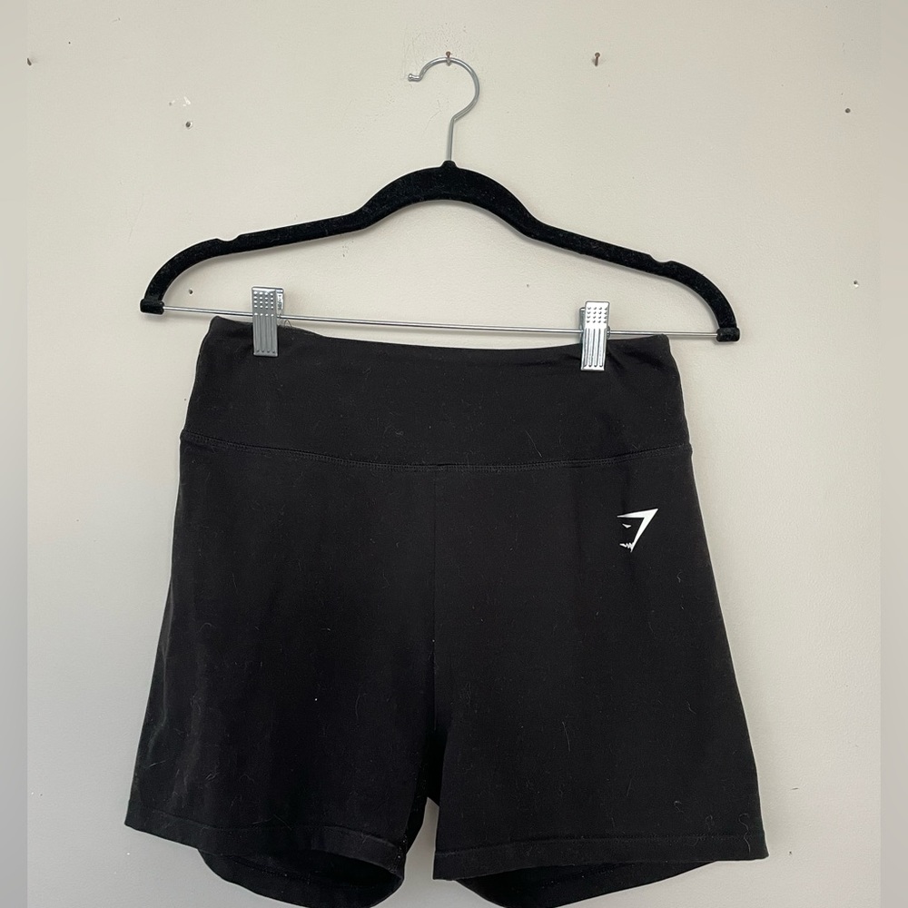 Black Gymshark Biker Shorts